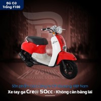 Xe Ga 50cc CREA Hyosung Korea 2021 Phanh Đĩa