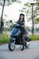 Xe Máy Điện Dibao Tesla Dio Đèn Vuông