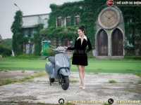 Xe Máy Điện Dibao Tesla Chic 2024 Đèn Vuông