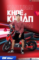 Xe Đạp Điện DK Samurai 2024 Pin Lithium Đầy Đủ Giấy Tờ