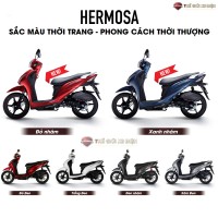 Xe Ga 50cc KYMCO Candy Hermosa Màu Trắng/Đỏ Bóng