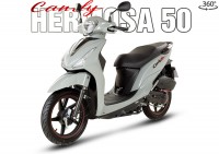 Xe Ga 50cc KYMCO Candy Hermosa Xám Xi Măng Đời Mới