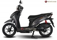 Xe Ga 50cc KYMCO Candy Hermosa Xám/Đen Nhám