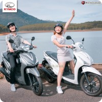 Xe Ga 50cc KYMCO Candy Hermosa Xám/Đen Nhám