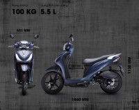 Xe Ga 50cc KYMCO Candy Hermosa Cao Cấp