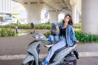 Xe Ga 50cc KYMCO Candy Hermosa Xám Xi Măng Đời Mới