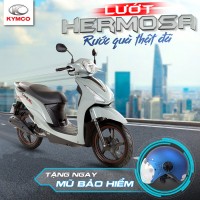 Xe Ga 50cc KYMCO Candy Hermosa Xám Xi Măng Đời Mới