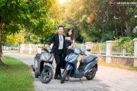 Xe Ga 50cc KYMCO Candy Hermosa Xám Xi Măng Đời Mới