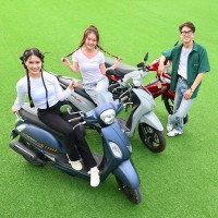 Xe Ga 50cc KYMCO Candy Hermosa Xám Xi Măng Đời Mới