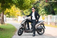 Xe Ga 50cc KYMCO Candy Hermosa Xám/Đen Nhám