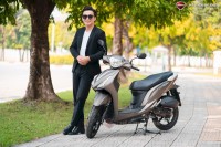 Xe Ga 50cc KYMCO Candy Hermosa Màu Trắng/Đỏ Bóng