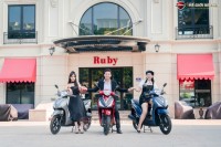 Xe Ga 50cc KYMCO Candy Hermosa Xám Xi Măng Đời Mới