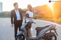 Xe Ga 50cc KYMCO Candy Hermosa Xám Xi Măng Đời Mới