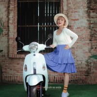 Xe Ga 50cc SYM Attila Sơn Bóng