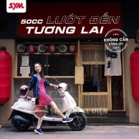 Xe Ga 50cc SYM Attila Sơn Bóng