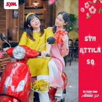 Xe Ga 50cc SYM Attila Sơn Nhám