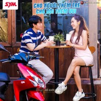 Xe Ga 50cc SYM Passing Sơn Bóng