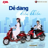 Xe Ga 50cc SYM Passing Sơn Bóng