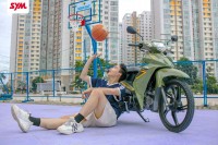 Xe Máy 50cc SYM Elegant 50 Vành Đúc