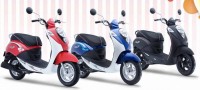 Xe Ga 50cc Elite SYM Trắng Đỏ/Trắng Xanh