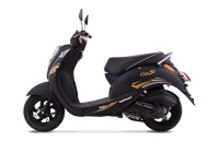 Xe Ga 50cc Elite SYM Đen Mờ/Đỏ Mận