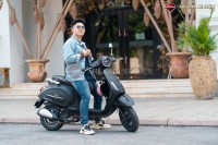 Xe ga 50cc Scooter Victoria Đèn Tròn