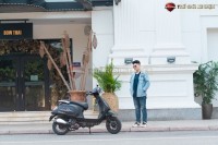Xe ga 50cc Scooter Victoria Đèn Tròn