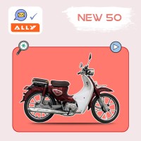 Xe Máy 50cc Cub New Ally Vành Đúc
