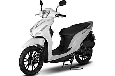 Xe Ga 50cc KYMCO Candy Hermosa Màu Trắng/Đỏ Bóng