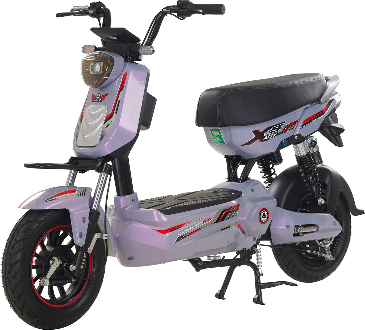 Xe Đạp Điện Ally X9 Dùng 4 Bình Ắc Quy 20A