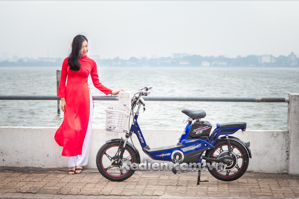 Xe đạp điện lốp có săm