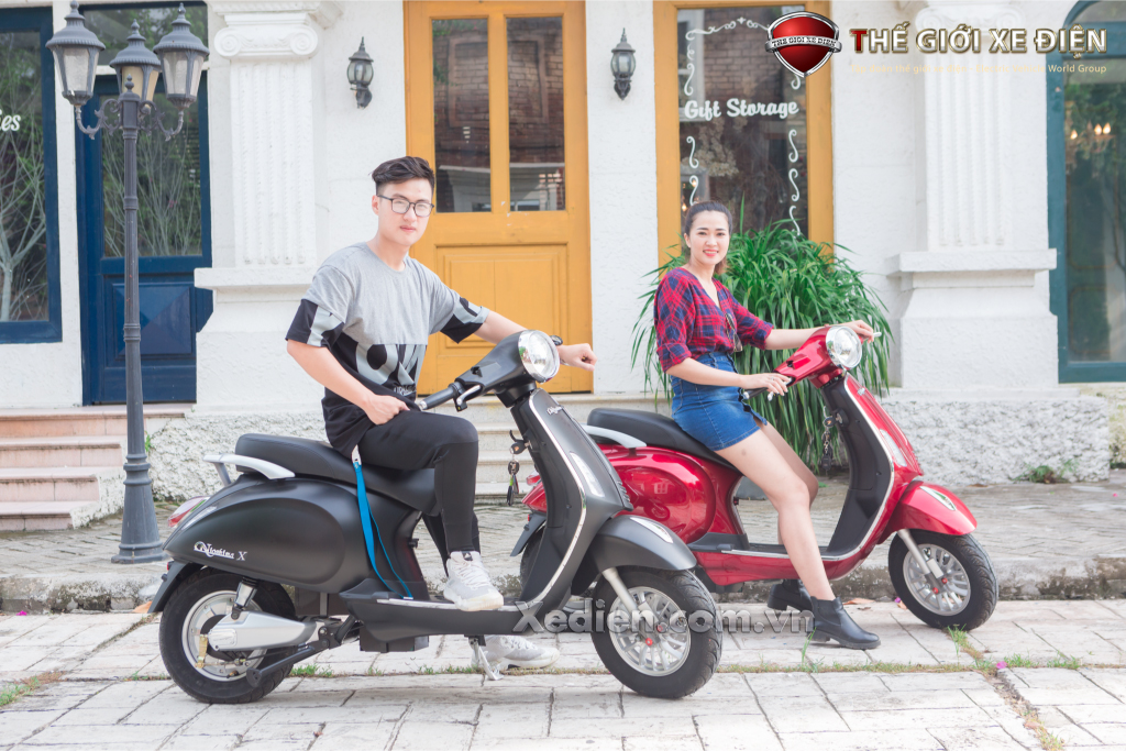 xe điện vespa nioshima