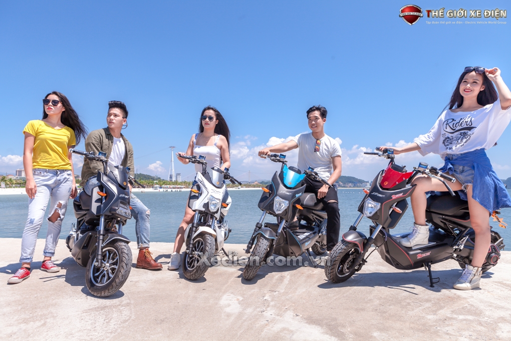 Xe điện Xmen HS Deluxe 2019 (2 phanh đĩa)