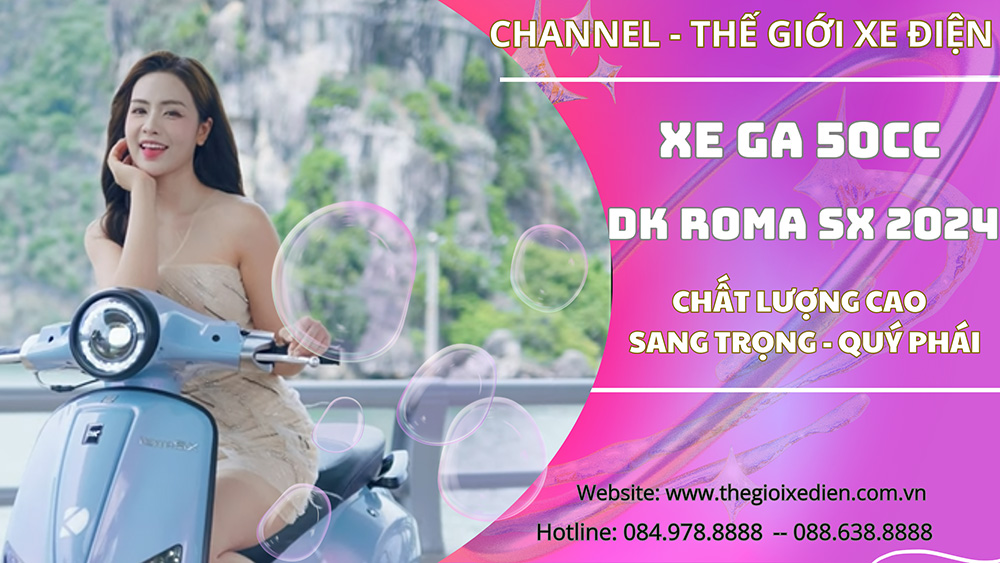 Xe máy 50cc DK Roma SX - Siêu phẩm 2024