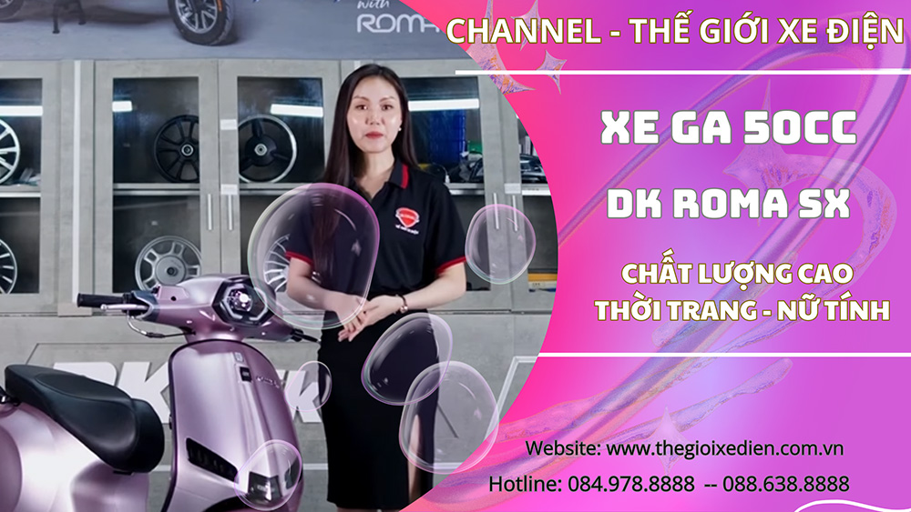  Dk Roma SX 50cc Sang Trọng, Lịch Lãm Và Quý Phái