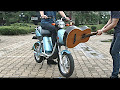 Đập phá xe Nijia Dibao Eco kiểm tra độ bền xe. 