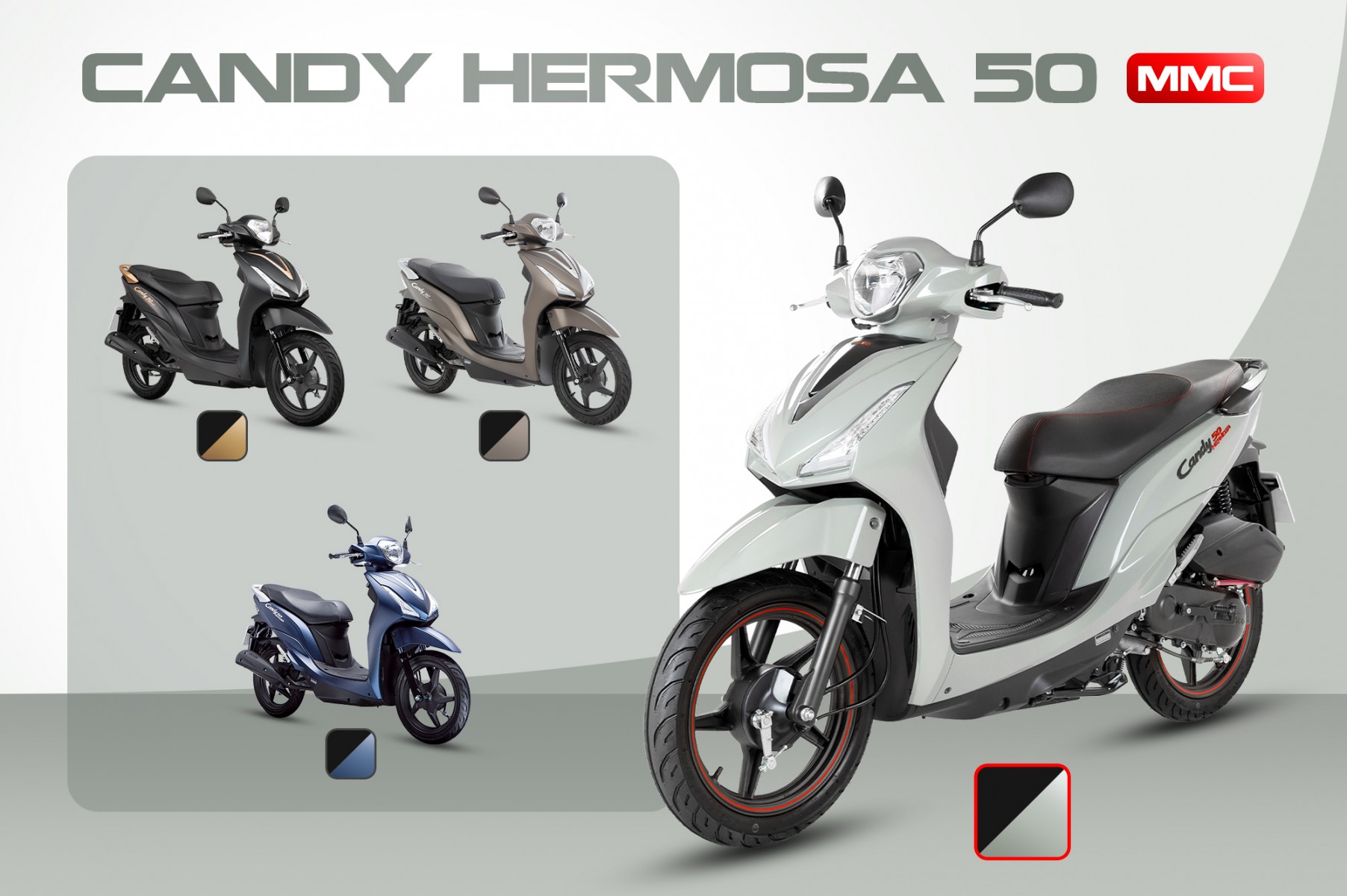 Xe Ga 50cc Kymco Candy Hermosa 
