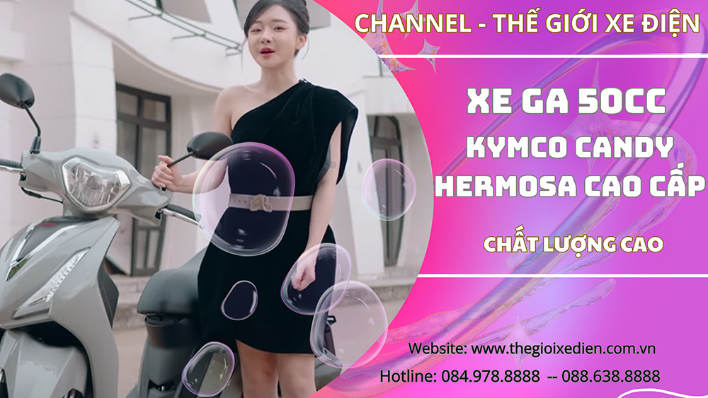 Xe Ga 50cc KYMCO Candy Hermosa Chất Lượng Đẳng Cấp Thời Trang