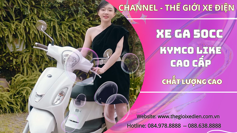 Xe Ga 50cc Kymco Like Phong Cách Hoài Cổ Dịu Dàng
