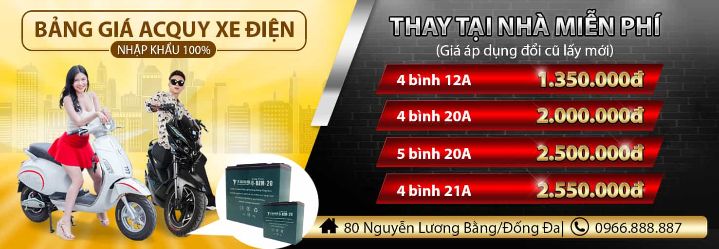 thay acquy xe điện tại nhà miễn phí 100%