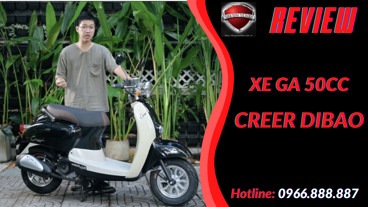 Xe Ga 50cc Creer Dibao Thiết Kế Mới Lạ Dành Cho Học Sinh  