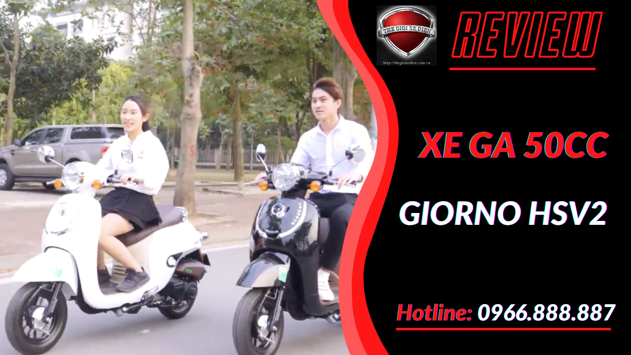 Mẫu Xe Ga Đời Mới Nhất 2022 - Xe Ga 50cc Giorno HSV2 Hyosung Nhỏ Nhưng Có Võ