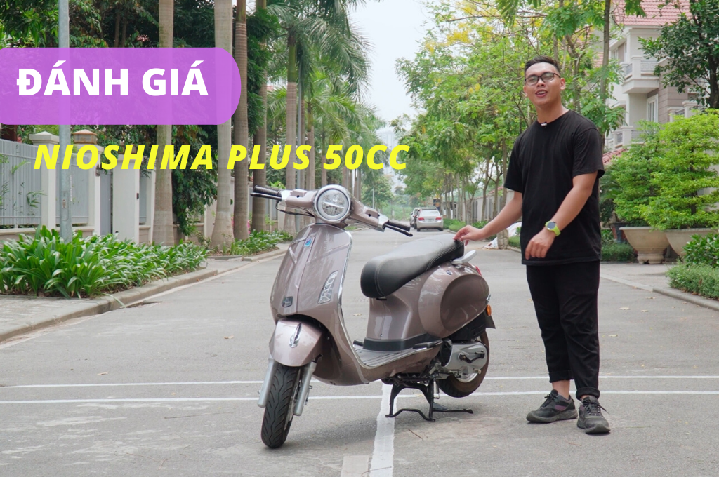 Xe Ga 50cc Nioshima Plus 2020 Phiên Bản Hoàn Hảo Đẹp Không Tỳ Vểt