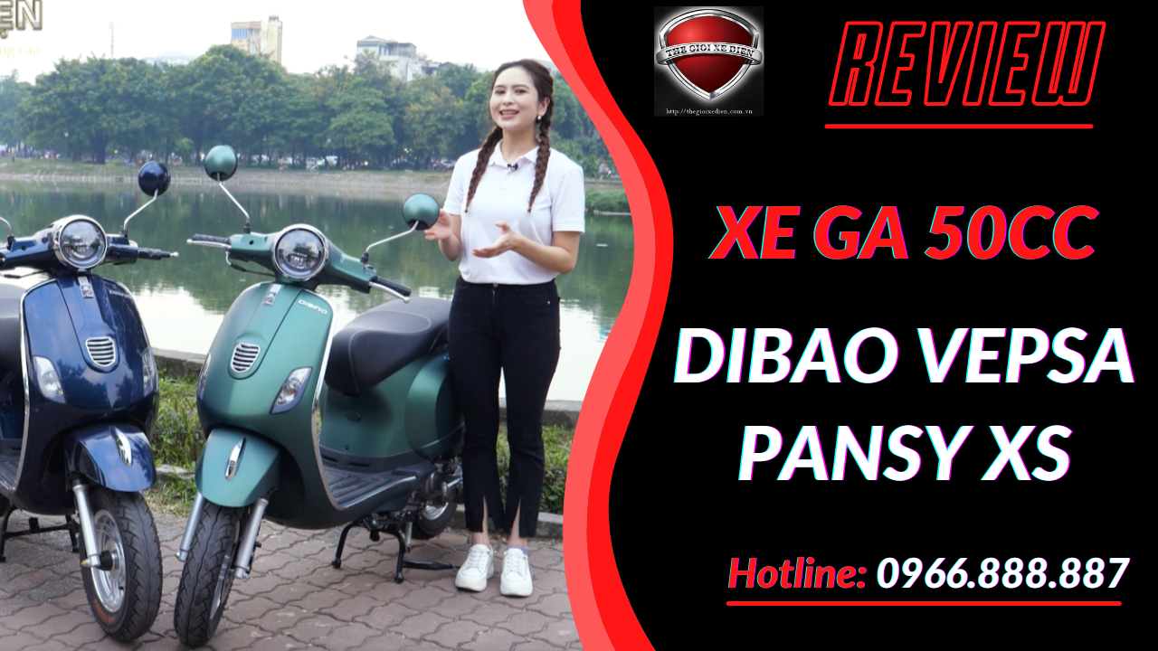 PANSY XS DIBAO 50cc - Dòng Xe Ga 50cc Chiếm Trọn Trái Tim Của Giới Trẻ