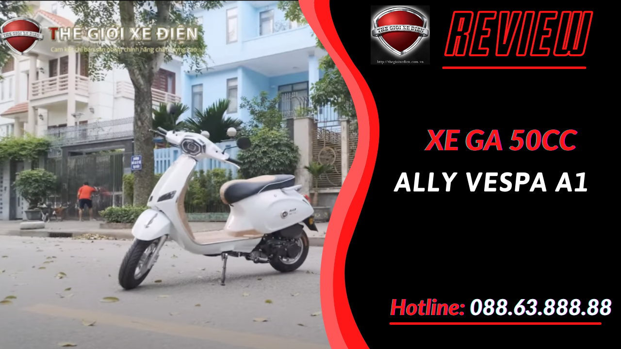 Xe Ga 50cc Vespa Ally A1 Japan Khẳng Định Chất Lượng Toàn Diện.