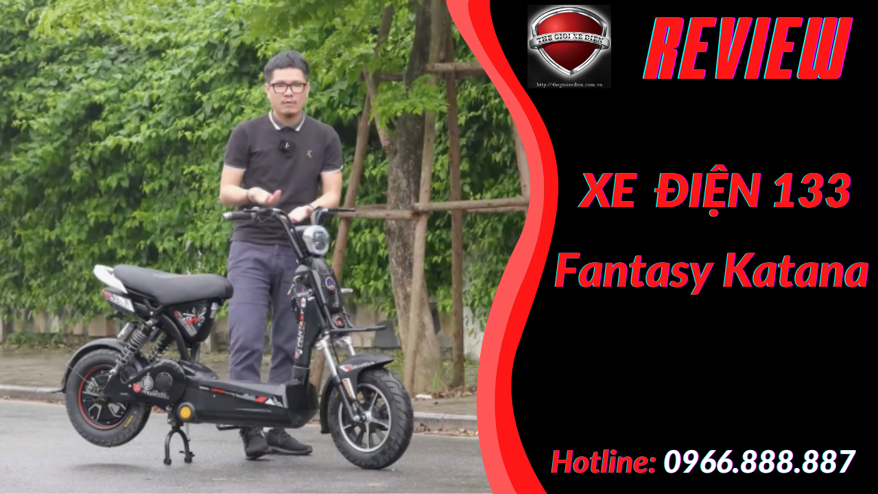 Xe Điện 133 Fantasy Katana Cao Cấp Cho Học Sinh | Thế Giới Xe Điện