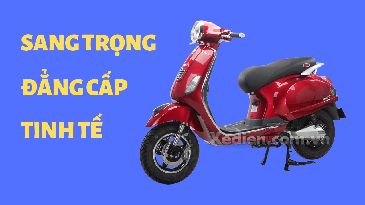 Review Xe Điện Vespas Dibao Pansy 2019 - Dòng xe đáng mua nhất hiện nay