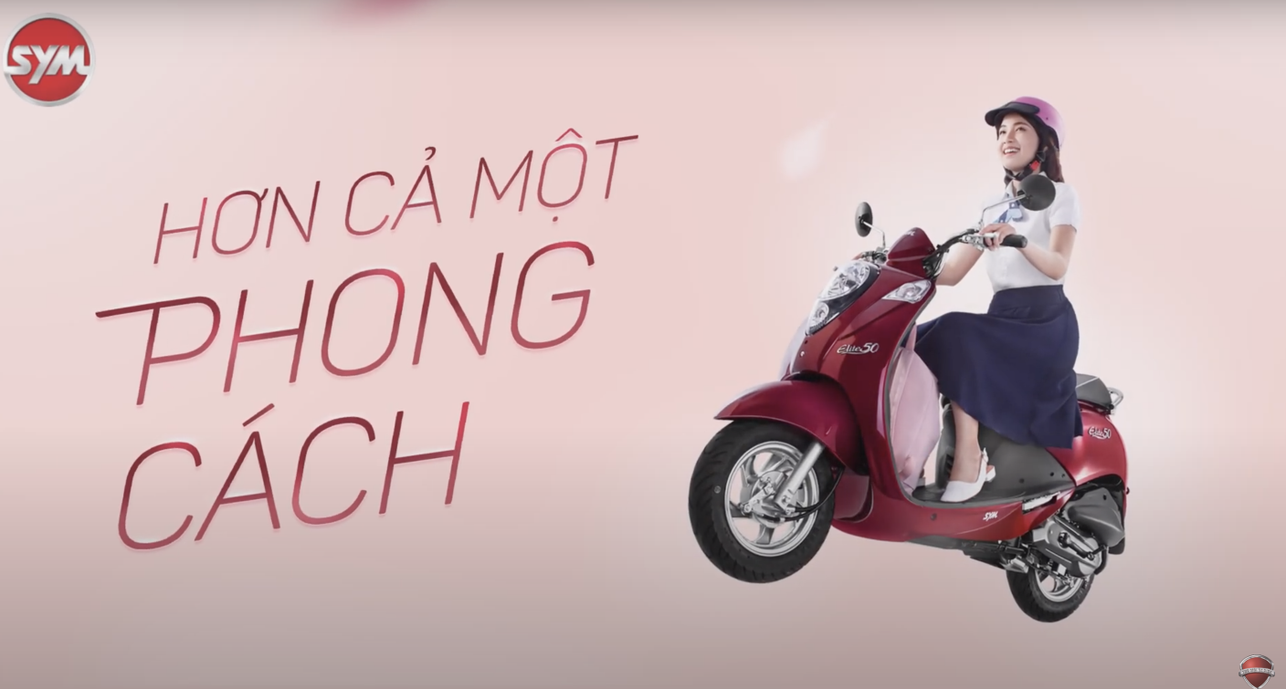 Thời Thượng Sang Chảnh Với Xe Ga 50cc SYM Elite