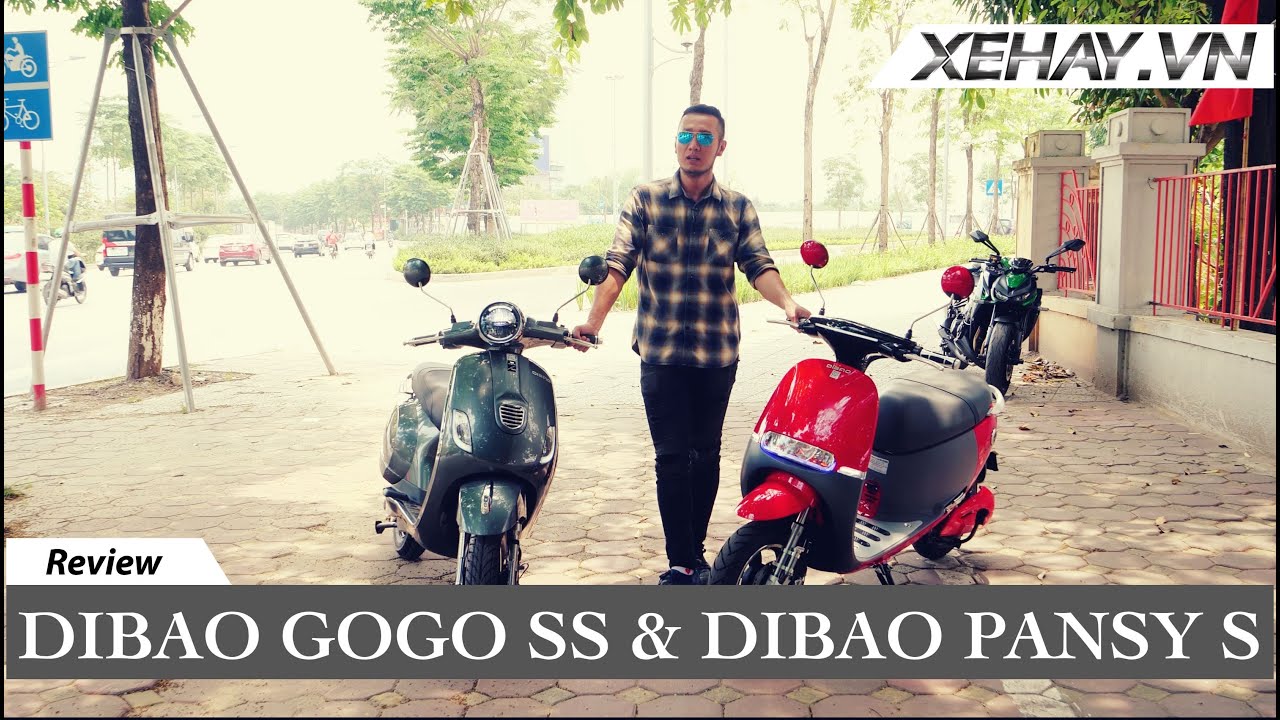 Review Xe Điện Đáng Mua Dành Cho Học Sinh - Vespa Pansy S Dibao và Gogo SS Dibao 2020