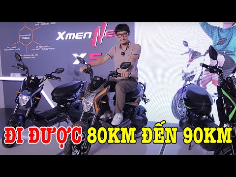 Xe máy điện Yadea Xmen Neo đi được 80 đến 90km và 1300 lần sạc pin